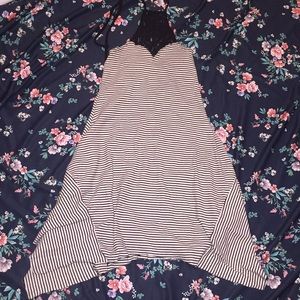 Asymmetrical Stipe Dress